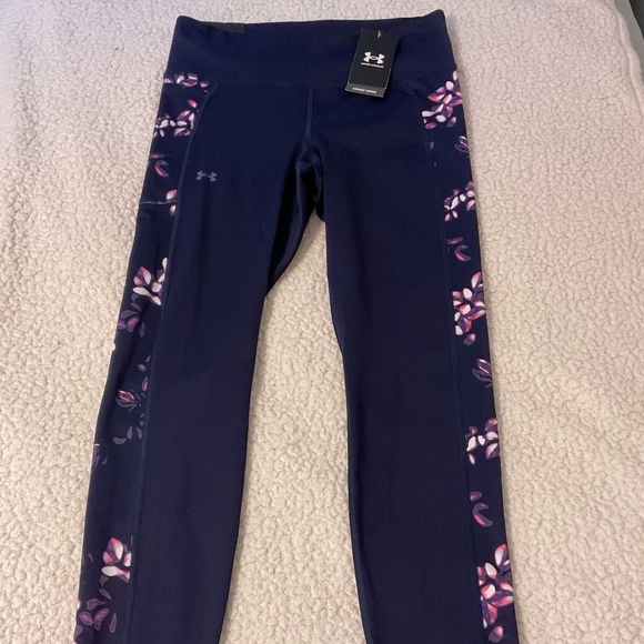 UNDER ARMOUR COLDGEAR COMPRESSION HIGH RISE LEGGING LARGE NWT - Picture 1 of 4